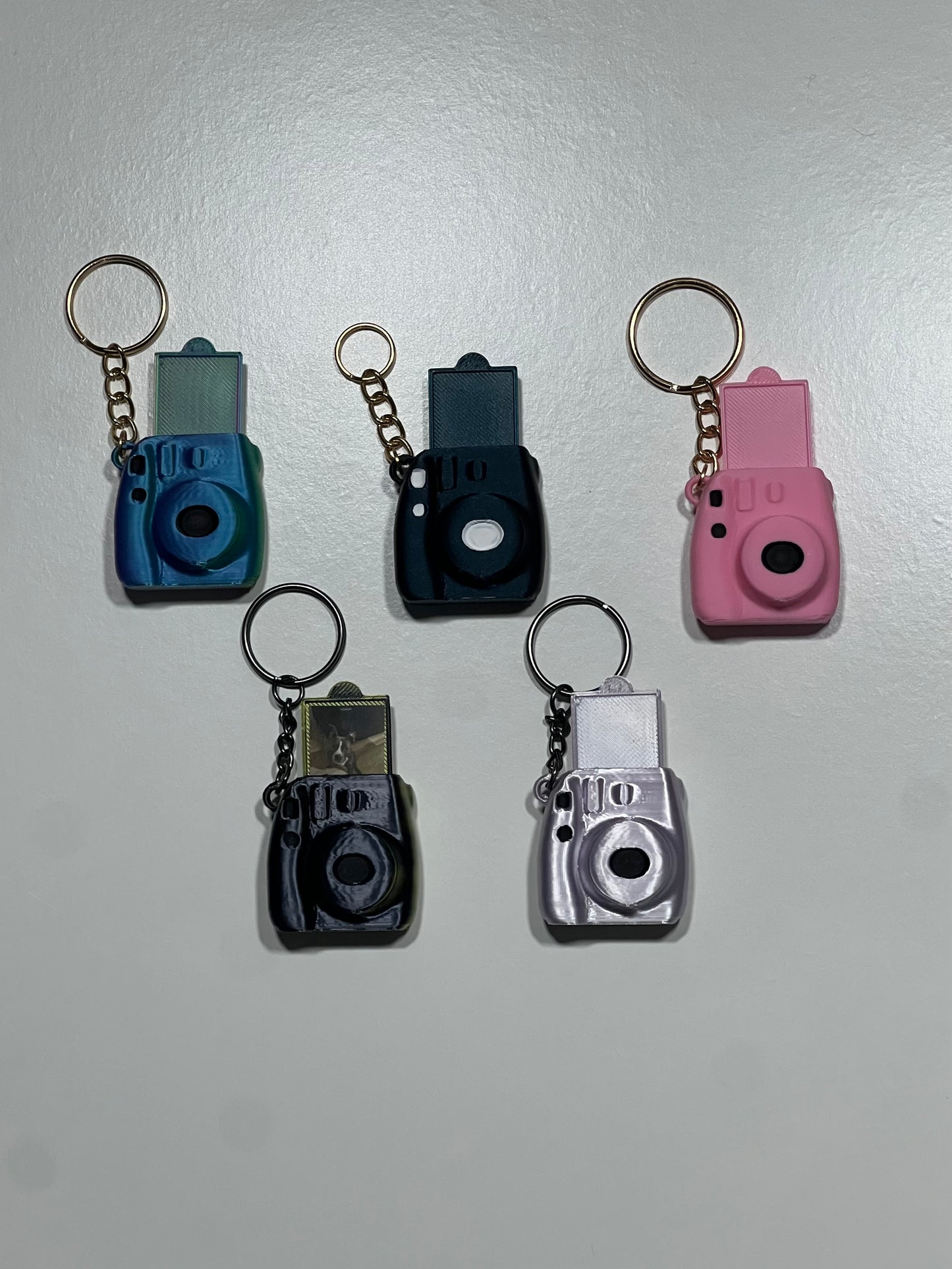 Camera keychain with photo slot